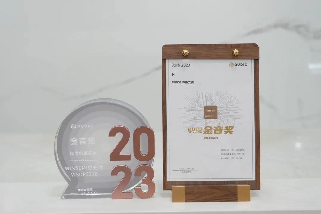 2023金音奖｜新蒲京娱乐场3245WSDF5316荣获年度电源芯片奖项